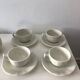 Coffee, cups, Bernardaud Limoges porcelain service.