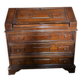 Vintage solid wood secretary desk