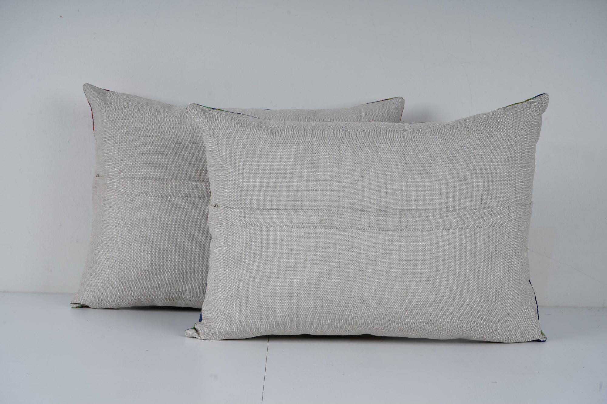 Set of 2 vintage Turkish cushion covers 41x56 cm