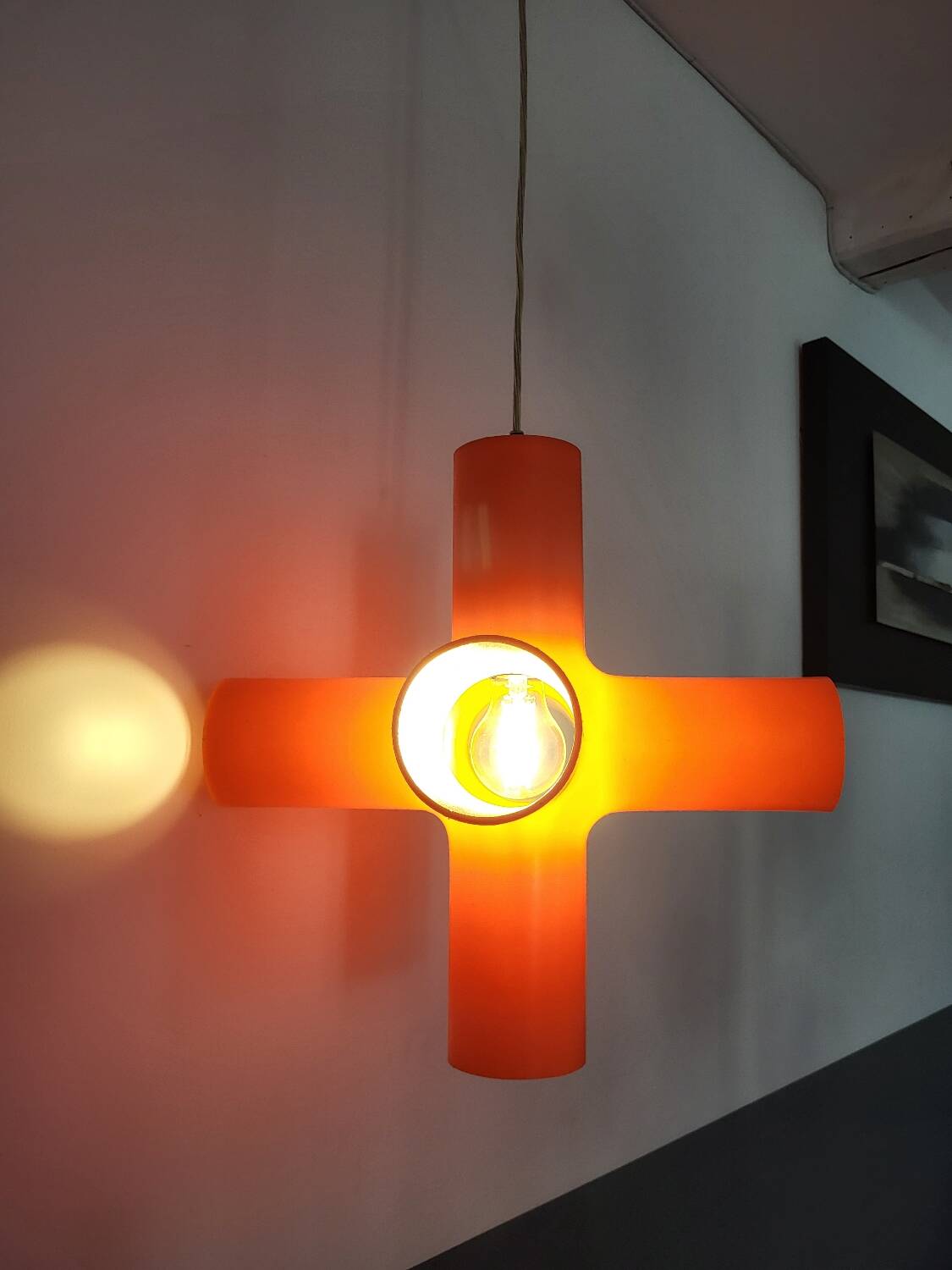 Vintage Crosslight pendant lamp Jan Melis and Ben Oostrum