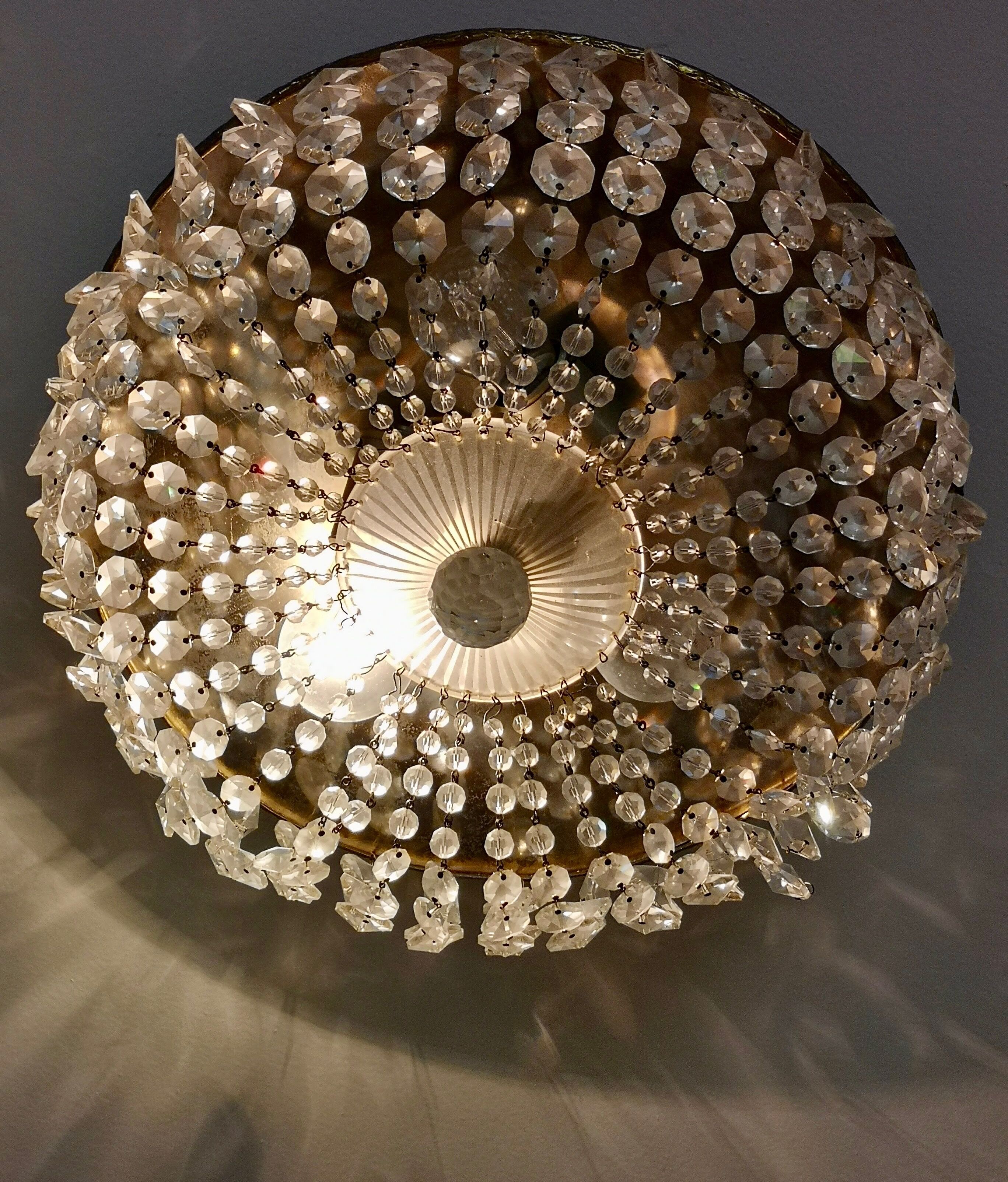 Plafonnier basket with stamps