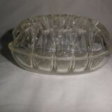 Spade flower glass