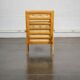 Fauteuil en cuir beige