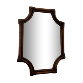 Vintage bamboo mirror