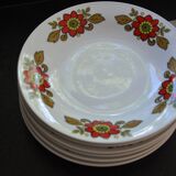 6 Bavaria W Germany floral deep plates