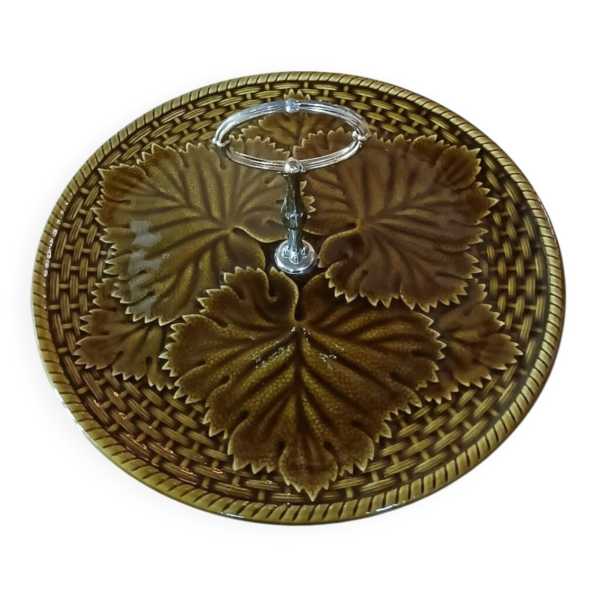 Antique cheese dish Gien