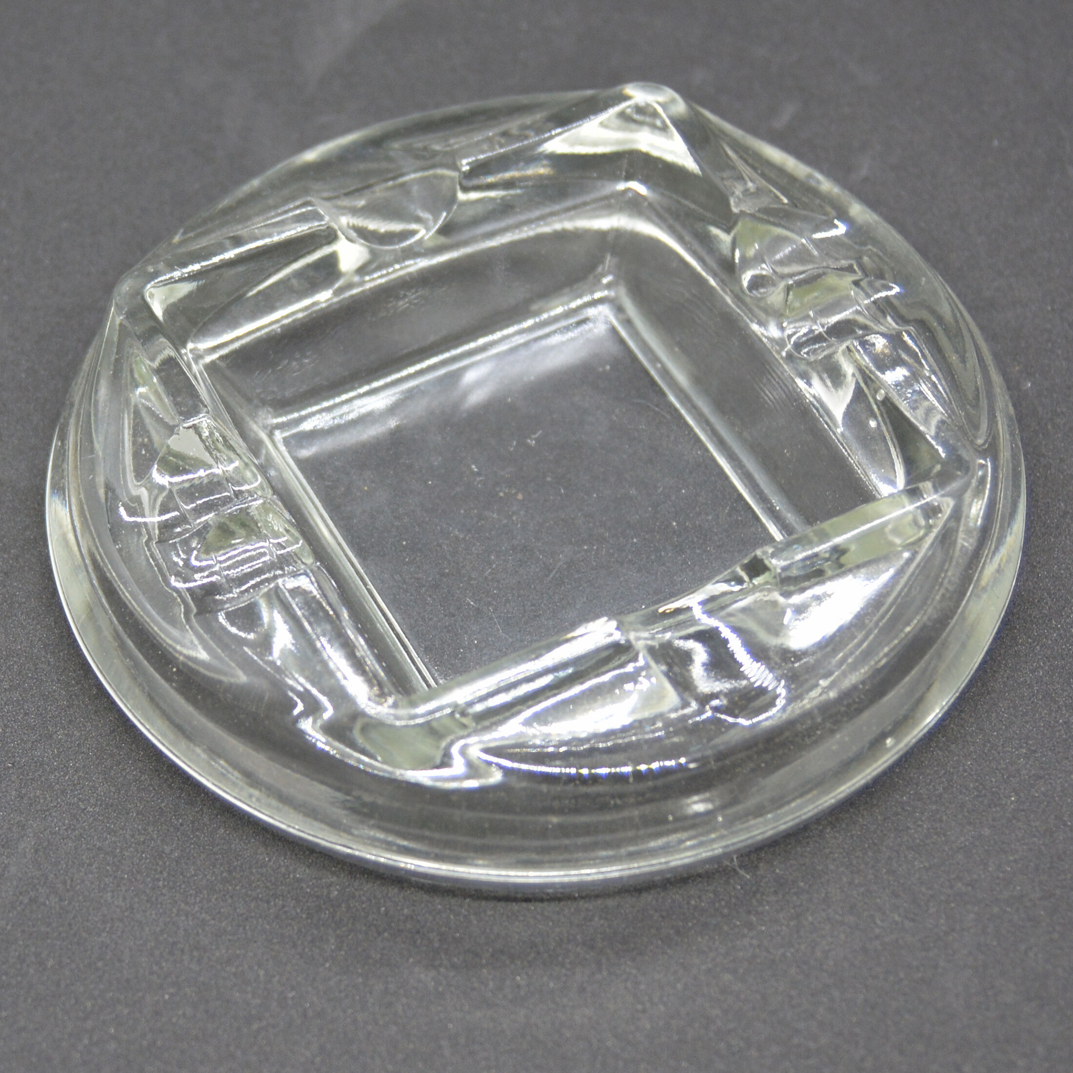 Germany pressed glass ashtray, 1970s