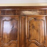 Transition period Louis XV - Louis XVI walnut wardrobe circa 1780