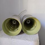 Pair of suspension brushed aluminum 70s