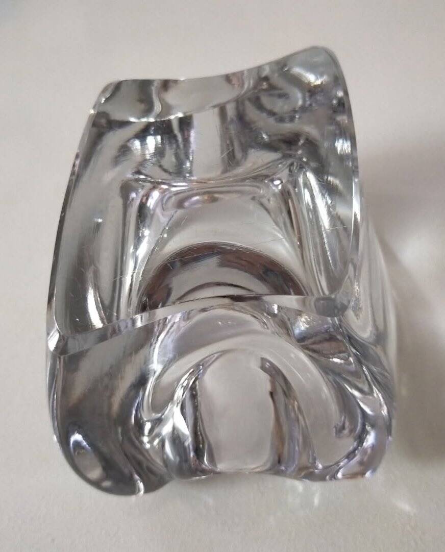 Crystal cigar ashtray