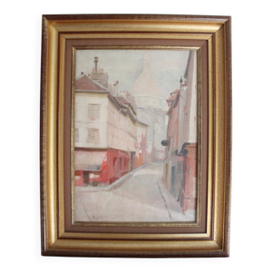 R. Joly ''Rue Norvins à Montmartre