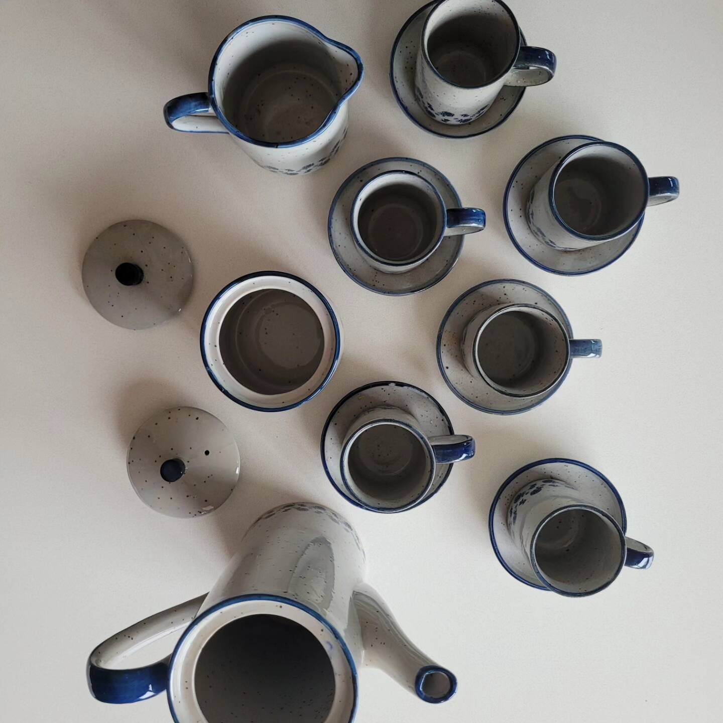 Stoneware coffee service