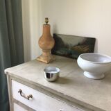 Terracotta baluster lamp