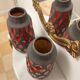 Pair of "drippy" ceramic vases by Tyson LONDON