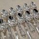 12 silver-plated metal coffee spoons Ercuis model Dubarry