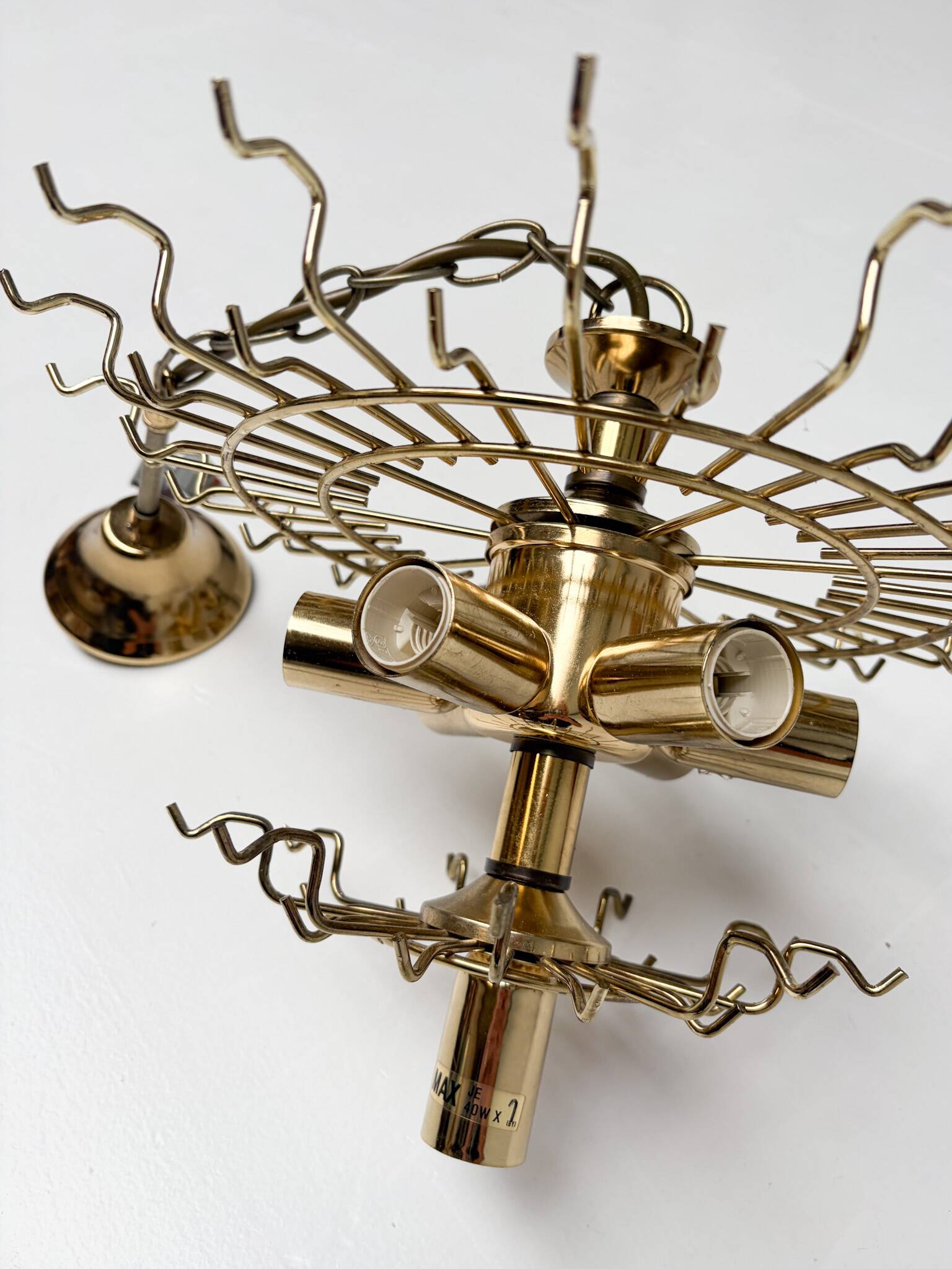 Chandelier autrichien par Orion, années 1970
