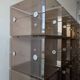 Set of 42 modular plexiglass lockers, Italy, 1970s
