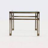 Solid Cast Bronze Side Table 1970s