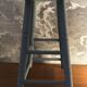Painted wooden stool