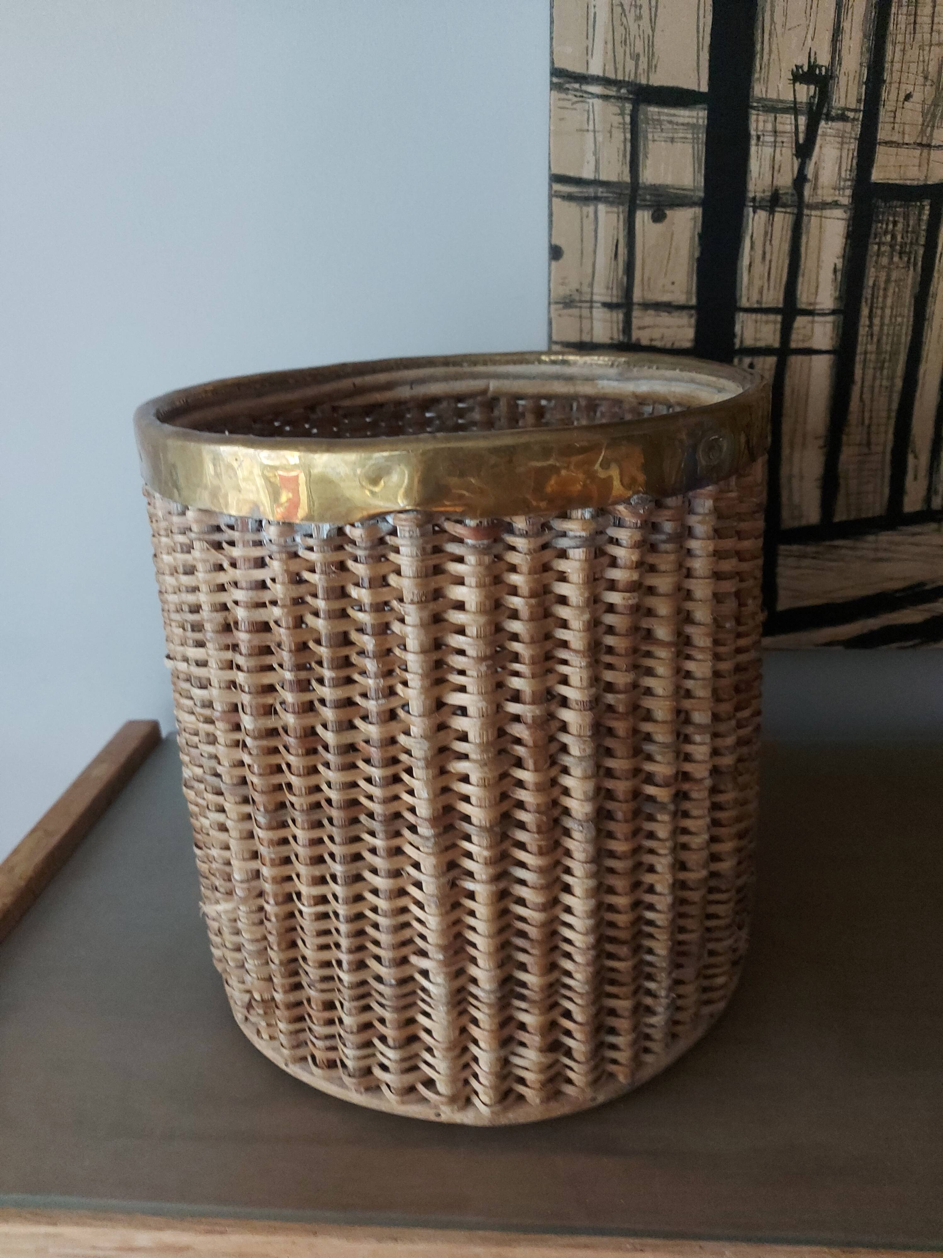 Vintage wastepaper basket