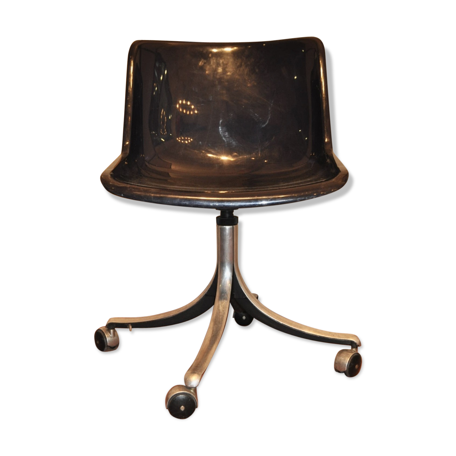 Modus by Osvaldo glass for techno Office Chair