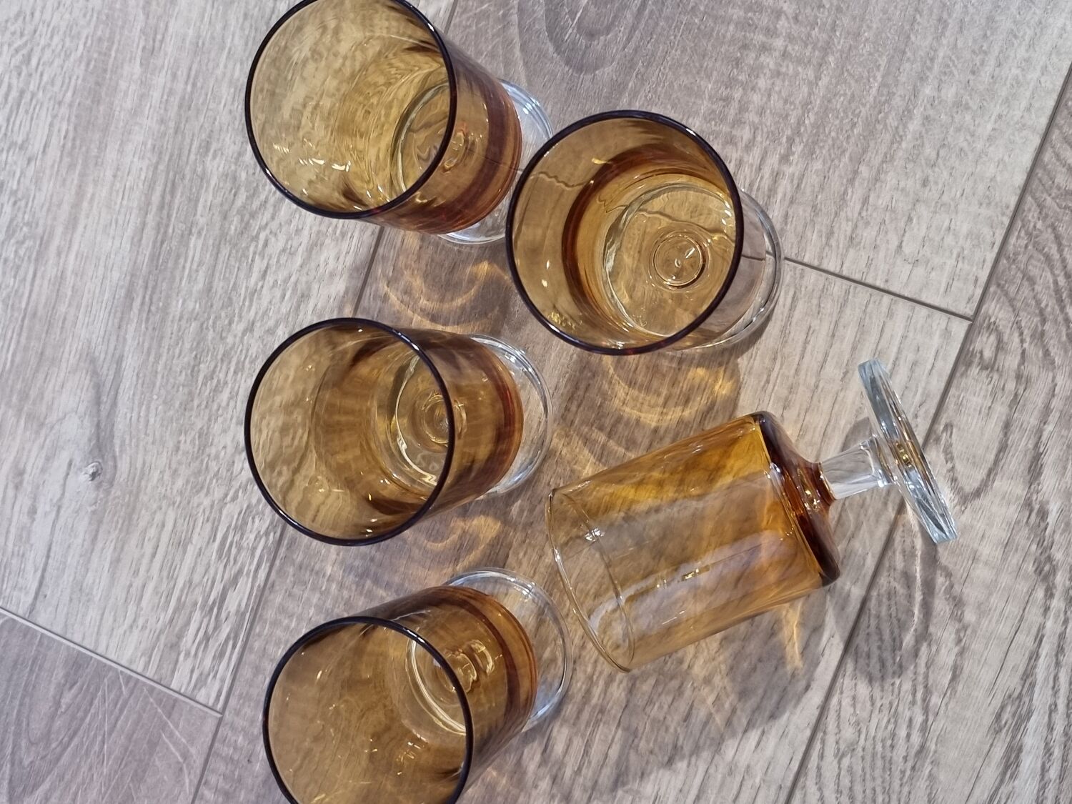 Luminarc red wine glasses