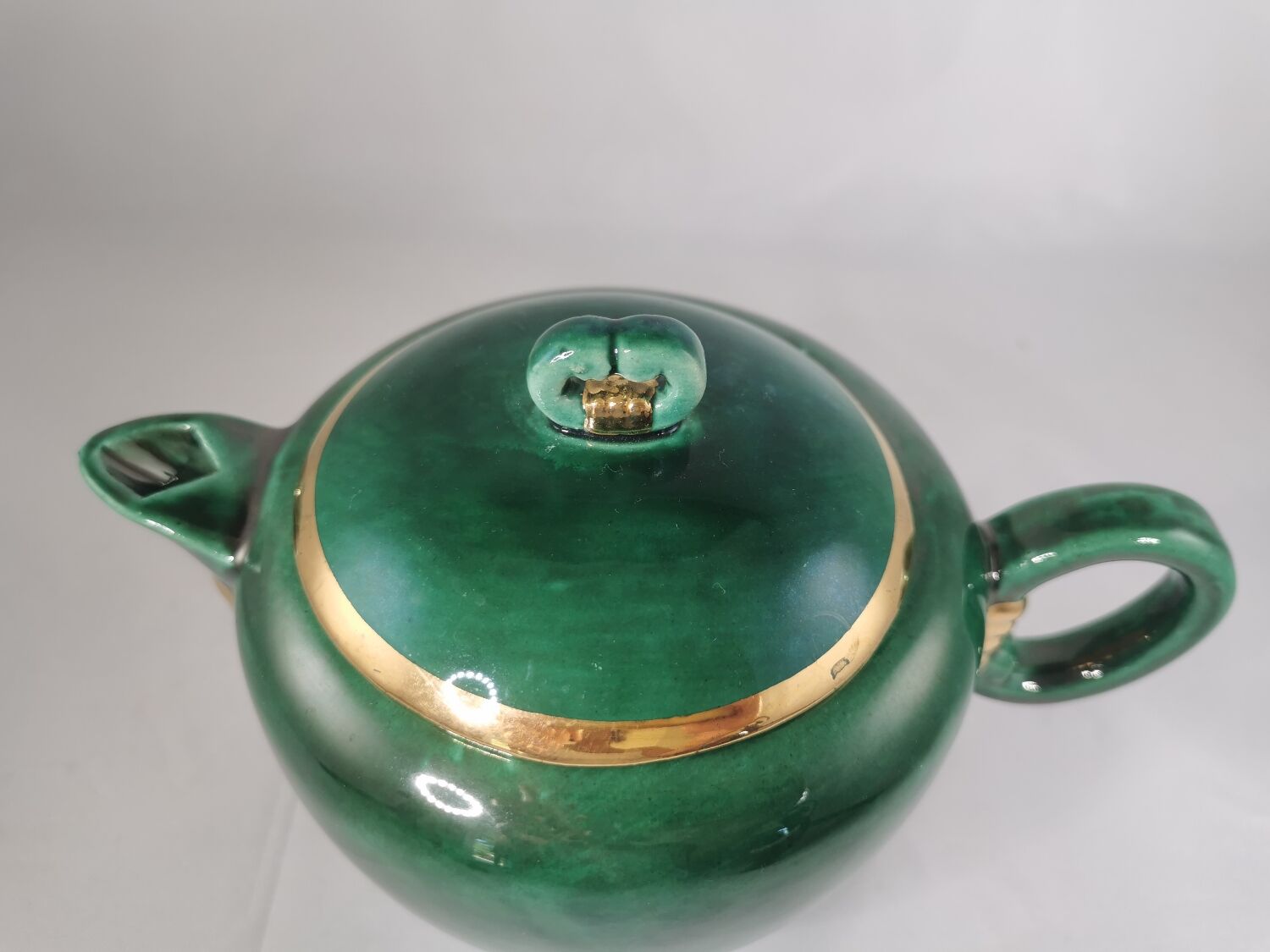 Service à thé DUO, Saint Clément, Vintage, vert