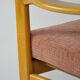 Pink knoll armchair