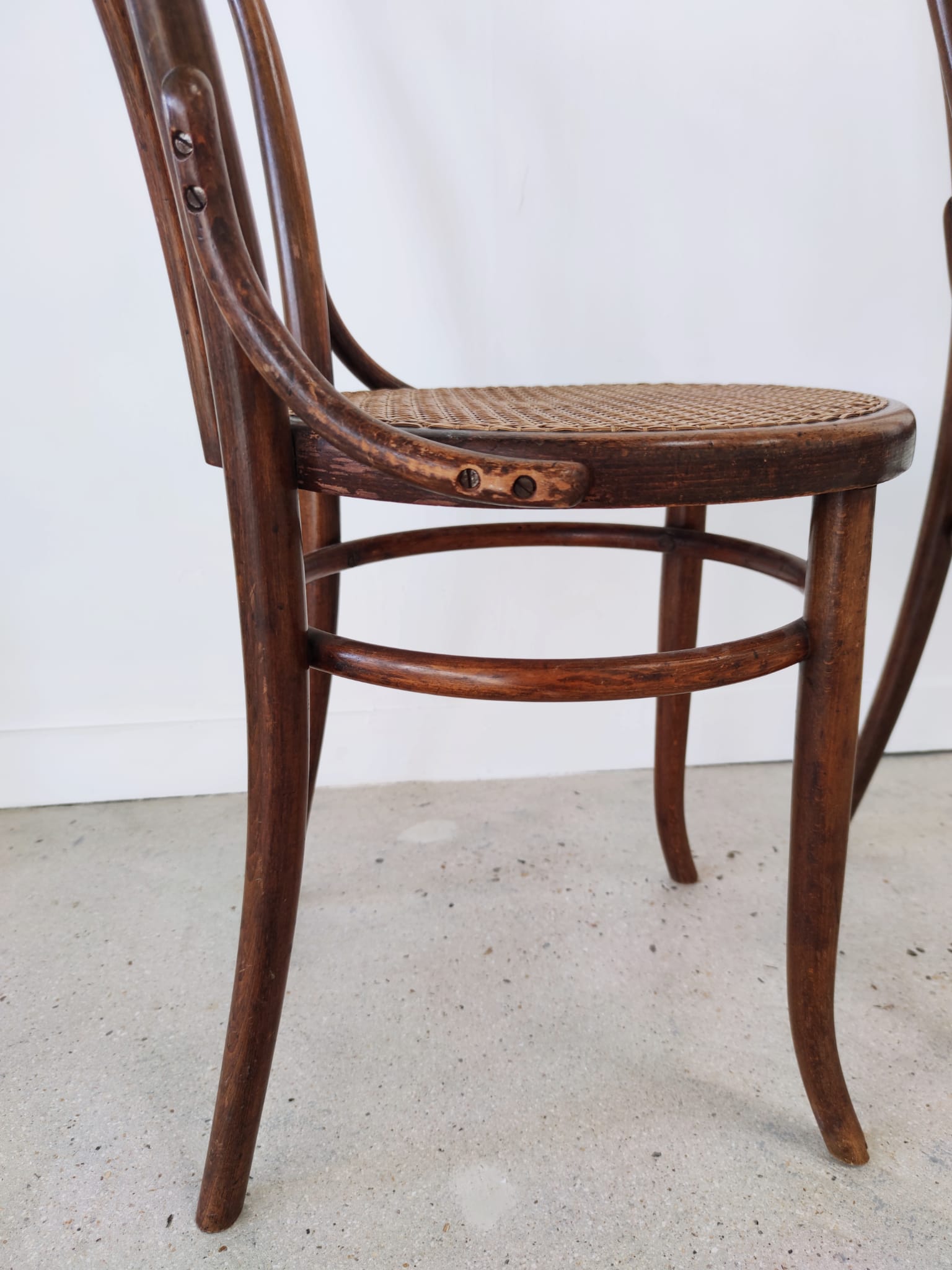 Pair of chairs cannée Fischel bistro