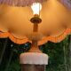 Vintage beige marble onyx lamp