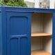 Armoire parisienne bleue panneautée 1940