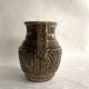 Italian Glazed Ceramic Vase – Sgraffito Engraving