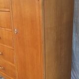 Commode en chêne doré – années 50/60