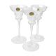 Crystal Bougeoirs from Arques France - Set of three