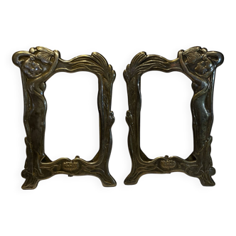 Old Art Nouveau photo frames