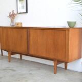 Scandinavian enfilade with curtain door 184 cm