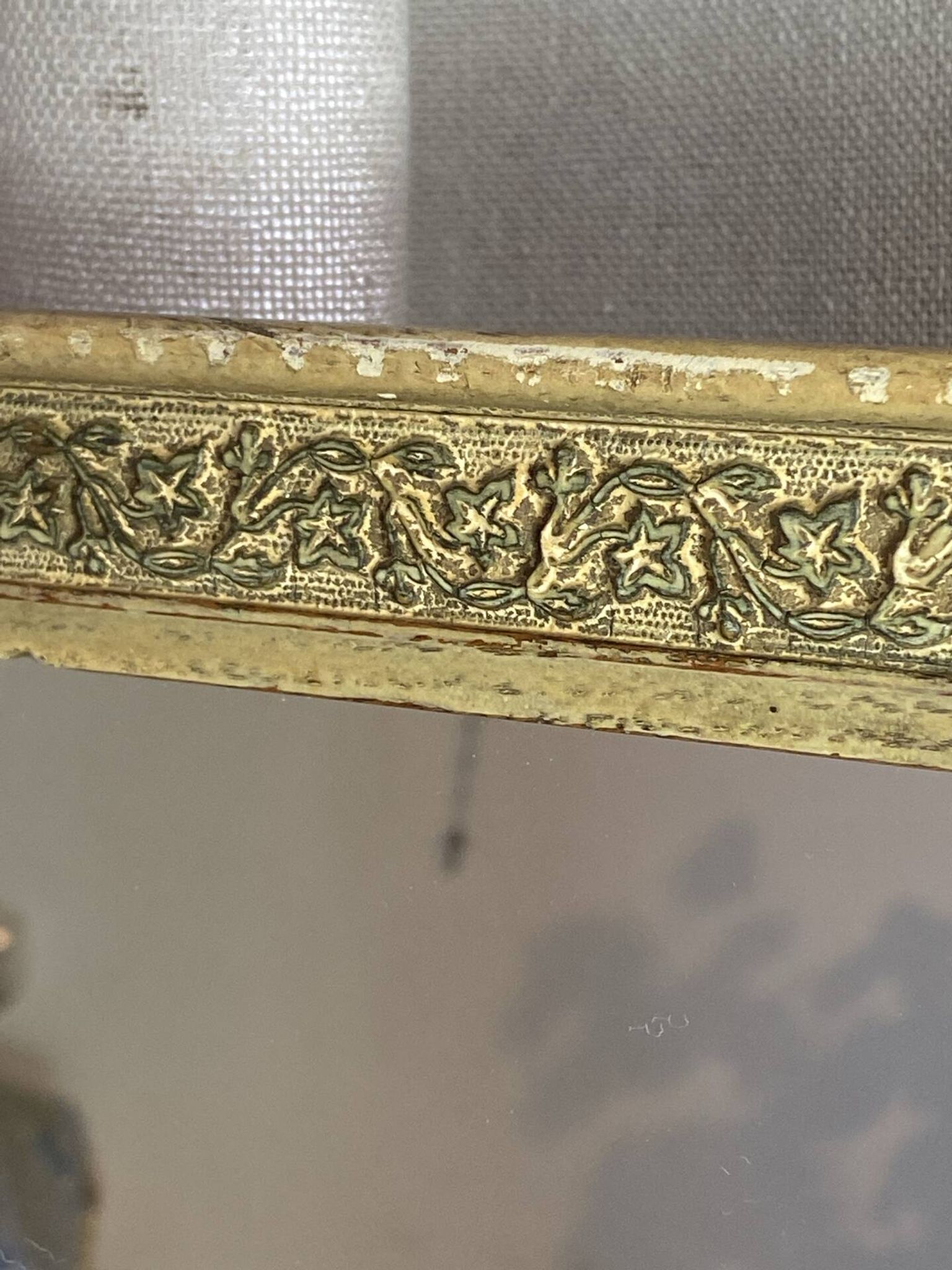 Miroir en bois et stuc, Napoléon  III 