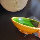 Modernist bowl by Charlotte Corbin in Paris, vintage ceramic from the 1950s.