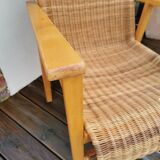 Wicker armchair
