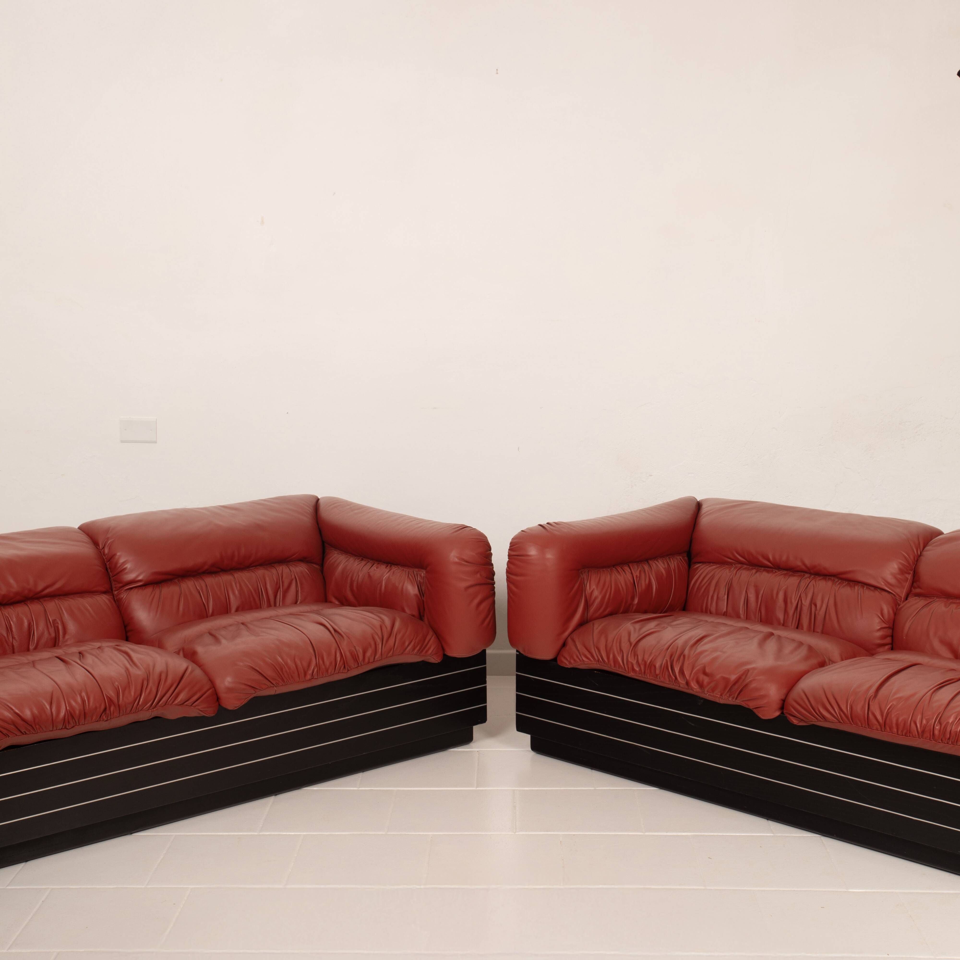 Sofa Strato par Giovanni Offredi pour Saporiti Italia, 1970