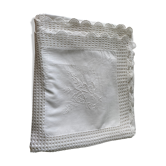 Nappe en coton  broderie fait mains