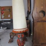 Large ceramic desk lamp Lava year 70