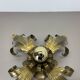 Florentine Gilded Brass Theatre Wall Light, Italy, 1960s