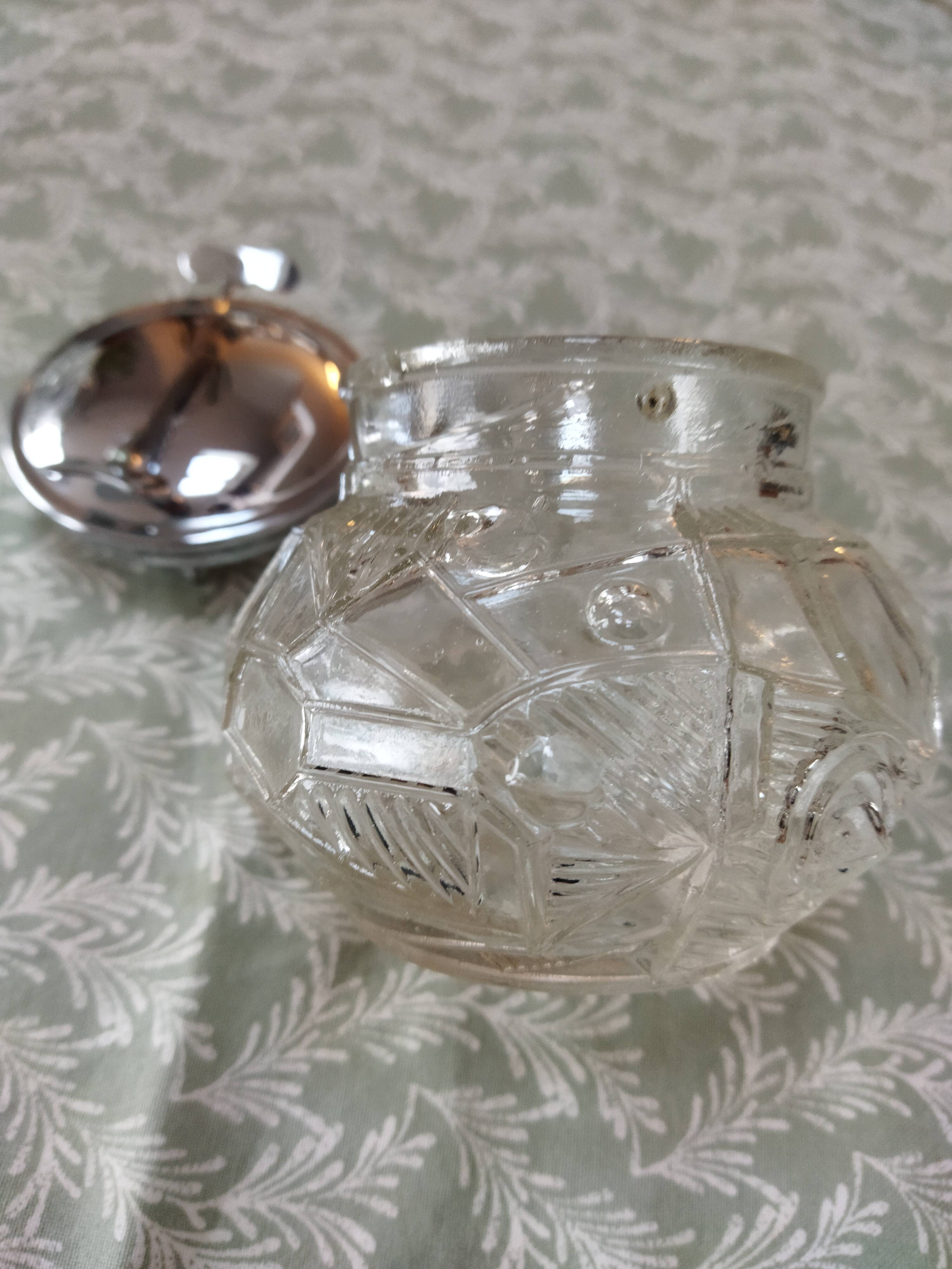Sucrier vintage pinces intégrées