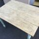 Dining table with painted legs