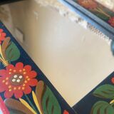 Vintage floral mirror