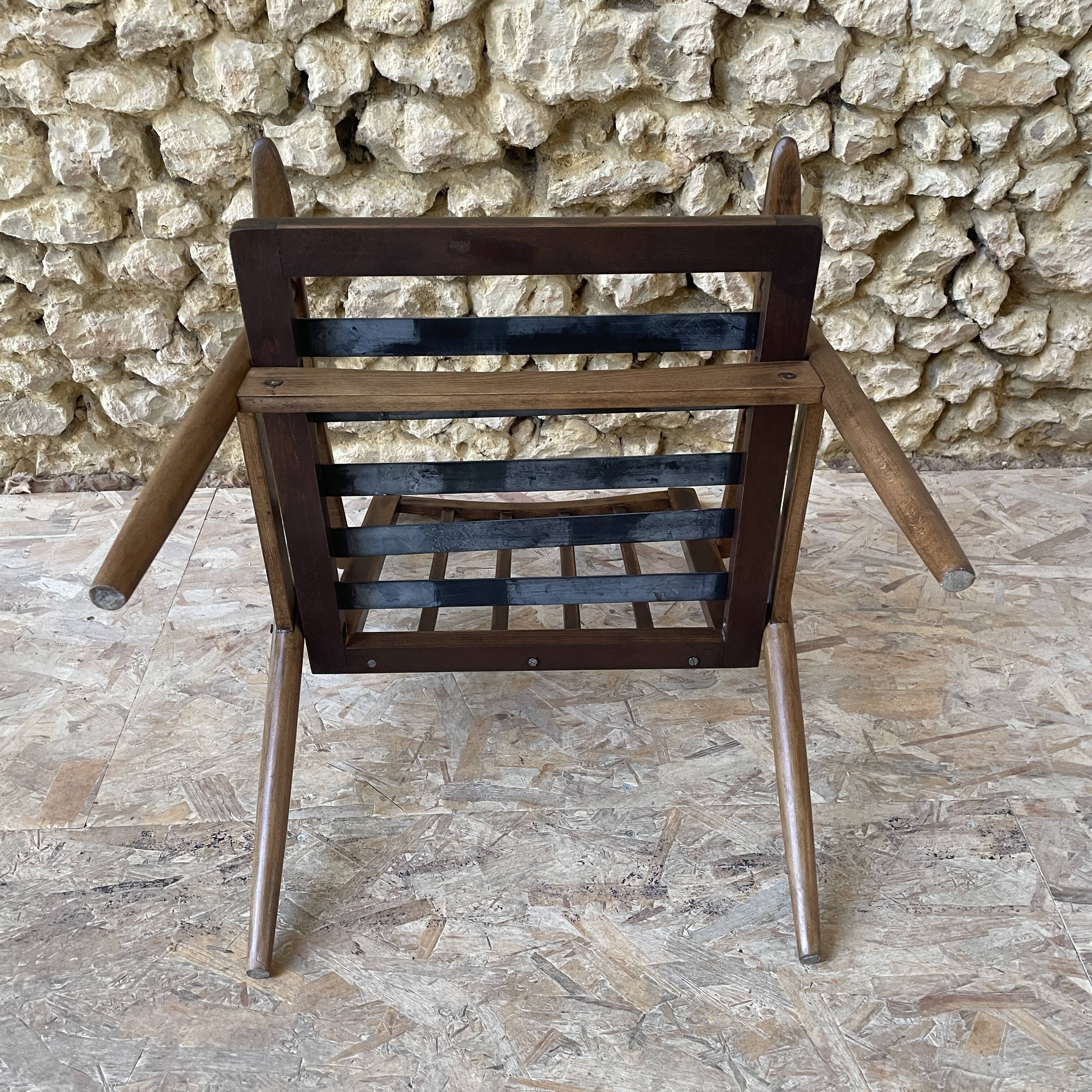 Fauteuil Thonet « Boomerang » années 50