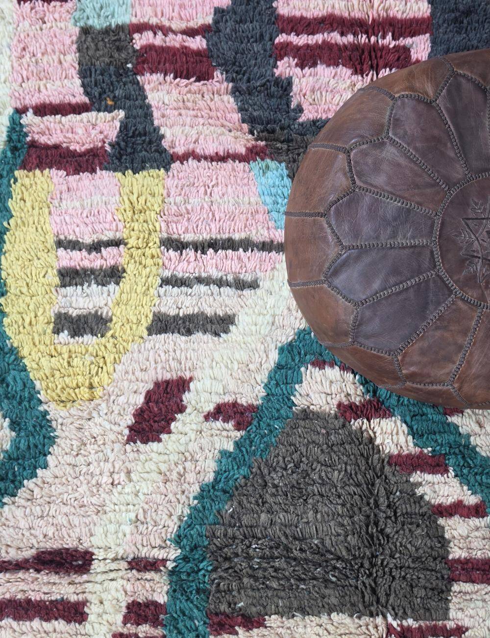 Tapis coloré contemporain - 275 x 210 cm