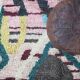 Tapis coloré contemporain - 275 x 210 cm
