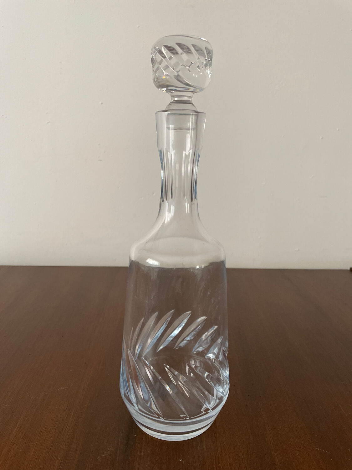 Antique crystal decanter